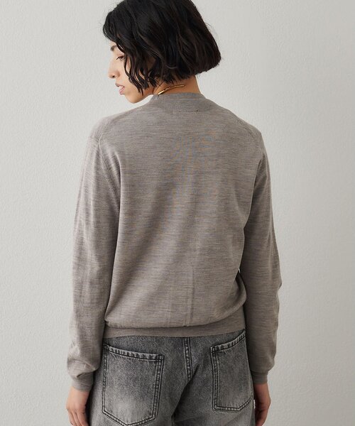 Whim Gazette(ウィムガゼット)の「16GWOOLテンジクカーディガン(カーディガン/ボレロ・レディース・ブラック/モカ/オレンジ・FREE)」の15枚目の写真
