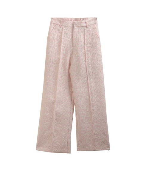 Fit more（フィットモア）の「フラワージャガードワイドパンツ（その他パンツ・レディース・ブラック/ピンク/ベージュ・PS/S/M）」の10枚目の写真