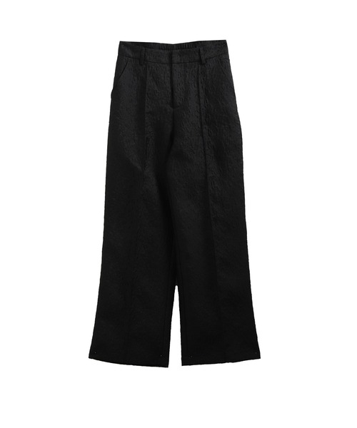 Fit more（フィットモア）の「フラワージャガードワイドパンツ（その他パンツ・レディース・ブラック/ピンク/ベージュ・PS/S/M）」の8枚目の写真