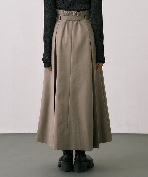 アシメインバーテッドプリーツスカート 残りわずか！】アシメインバーテッドプリーツスカート｜オフィス