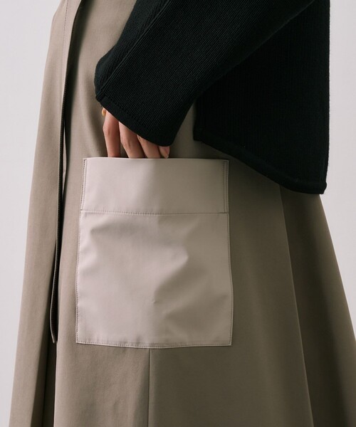 残りわずか！】アシメインバーテッドプリーツスカート｜オフィス