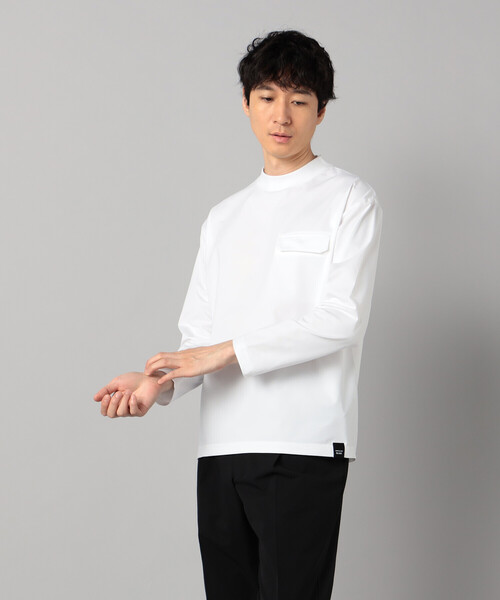 COMME CA MEN(コムサメン)の「【吸水速乾・抗菌・防臭】【COMME CA MEN BLACK】ドライテック 長袖Tシャツ(Tシャツ/カットソー・メンズ・ホワイト/ブラック・M/L)」の11枚目の写真