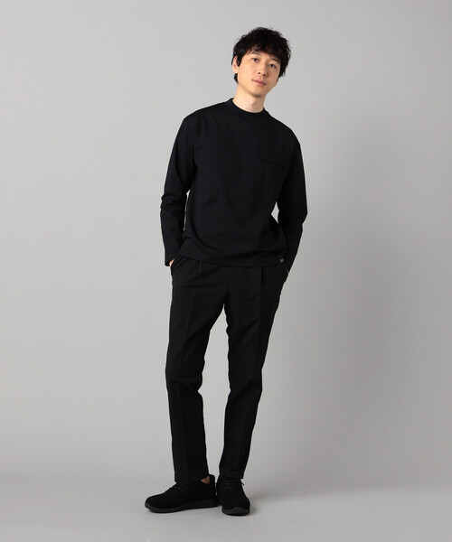 COMME CA MEN(コムサメン)の「【吸水速乾・抗菌・防臭】【COMME CA MEN BLACK】ドライテック 長袖Tシャツ(Tシャツ/カットソー・メンズ・ホワイト/ブラック・M/L)」の12枚目の写真