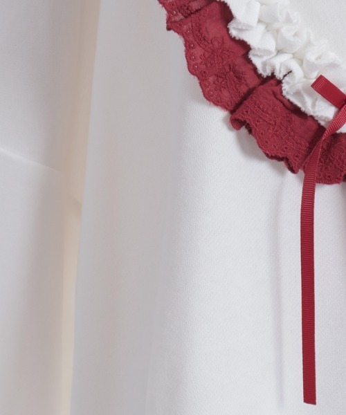 axes femme（アクシーズファム）の「ホイップハートトレーナー（Tシャツ/カットソー・レディース・キナリ/レッド・FREE）」の19枚目の写真