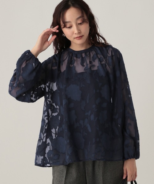 セール】シアジャガードブラウス/610605（シャツ/ブラウス）｜Elura