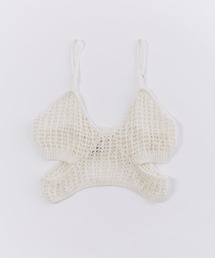 A CCORDION（アコーディオン）の「MESH PATTERN SIDE SLIT CAMISOLE（キャミソール）」