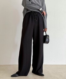 fredy emue | 【4サイズ展開】ソフトシャークスキン/チェックイージーパンツ(その他パンツ)