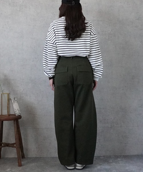SELECT LEVERY(セレクトリベリー)の「ウエストボタンベイカーパンツ(その他パンツ・レディース・ホワイト/ベージュ/カーキ/ブラック・SMALL/MEDIUM/LARGE/X-LARGE)」の22枚目の写真