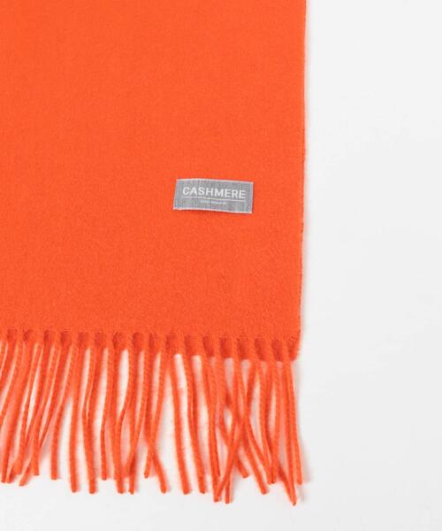 新春 朱色カラー ジバンシイ GIVANCHY カシミアマフラー レッド