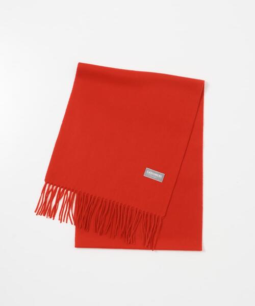 URBAN RESEARCH（アーバンリサーチ）の「ソリッドカシミヤマフラー（マフラー・メンズ・チャコールグレー/ブラック/オレンジ/レッド・FREE）」の10枚目の写真