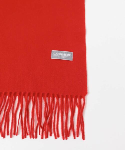 URBAN RESEARCH（アーバンリサーチ）の「ソリッドカシミヤマフラー（マフラー・メンズ・チャコールグレー/ブラック/オレンジ/レッド・FREE）」の11枚目の写真