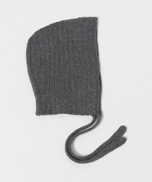 Steven Alan（スティーブンアラン）の「＜Steven Alan＞カシミヤ リブ フード（ニットキャップ/ビーニー・レディース・ライム/レッド/ブラック・FREE）」の5枚目の写真