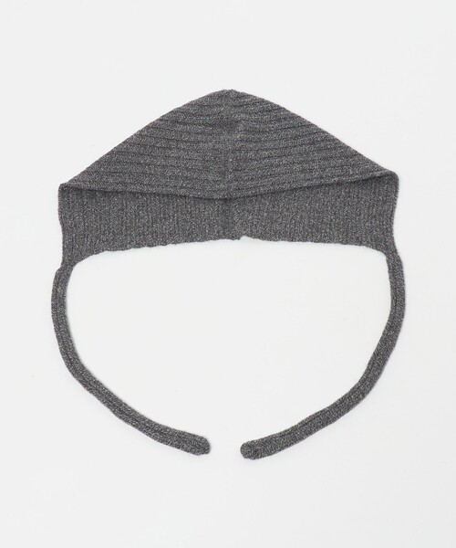 Steven Alan（スティーブンアラン）の「＜Steven Alan＞カシミヤ リブ フード（ニットキャップ/ビーニー・レディース・ライム/レッド/ブラック・FREE）」の6枚目の写真