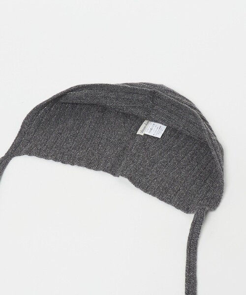 Steven Alan（スティーブンアラン）の「＜Steven Alan＞カシミヤ リブ フード（ニットキャップ/ビーニー・レディース・ライム/レッド/ブラック・FREE）」の7枚目の写真