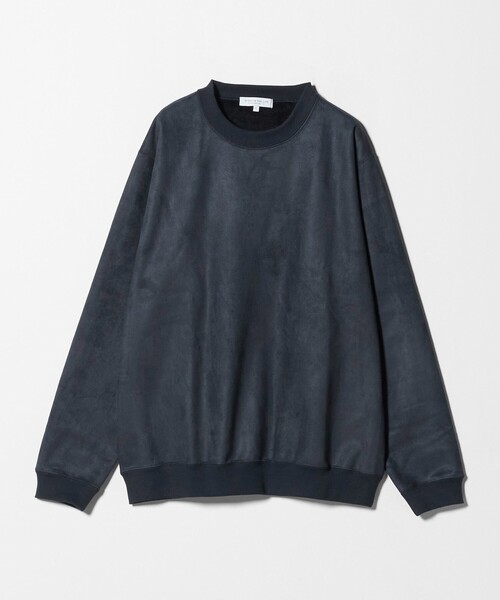 A DAY IN THE LIFE UNITED ARROWS(アデイインザライフユナイテッドアローズ)の「スエードライク リラックス スウェット<A DAY IN THE LIFE>(スウェット・メンズ・ネイビー/ライトグレー/グレー系・M/L/S)」の1枚目の写真