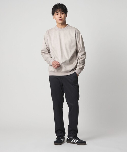 A DAY IN THE LIFE UNITED ARROWS(アデイインザライフユナイテッドアローズ)の「スエードライク リラックス スウェット<A DAY IN THE LIFE>(スウェット・メンズ・ネイビー/ライトグレー/グレー系・M/L/S)」の5枚目の写真