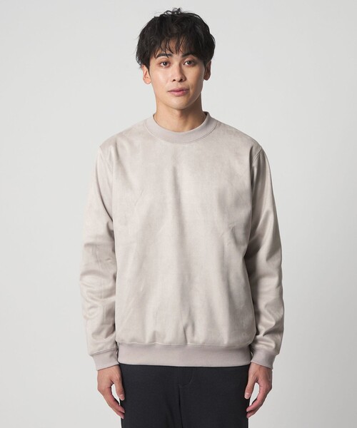 A DAY IN THE LIFE UNITED ARROWS(アデイインザライフユナイテッドアローズ)の「スエードライク リラックス スウェット<A DAY IN THE LIFE>(スウェット・メンズ・ネイビー/ライトグレー/グレー系・M/L/S)」の7枚目の写真