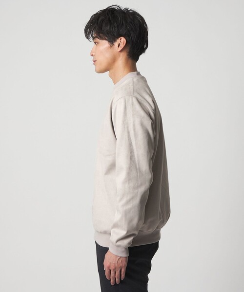 A DAY IN THE LIFE UNITED ARROWS(アデイインザライフユナイテッドアローズ)の「スエードライク リラックス スウェット<A DAY IN THE LIFE>(スウェット・メンズ・ネイビー/ライトグレー/グレー系・M/L/S)」の8枚目の写真