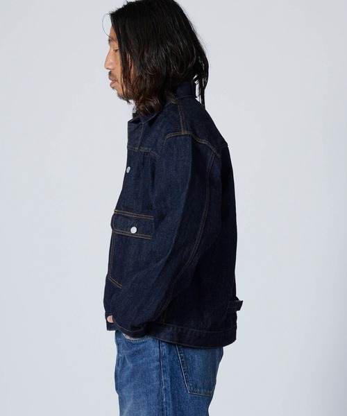 Ordinary fits(オーディナリーフィッツ)の「Ordinary fits/オーディナリーフィッツ DENIM JACKET 1ST TYPE ワンウォッシュ コットンデニムジャケット(デニムジャケット・メンズ・インディゴブルー・38/40/42)」の14枚目の写真
