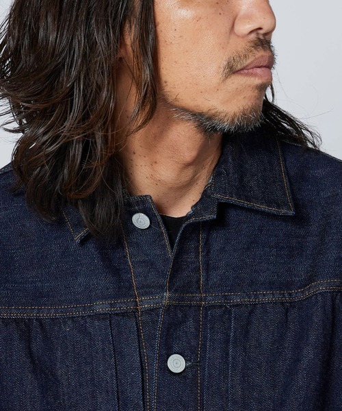 Ordinary fits(オーディナリーフィッツ)の「Ordinary fits/オーディナリーフィッツ DENIM JACKET 1ST TYPE ワンウォッシュ コットンデニムジャケット(デニムジャケット・メンズ・インディゴブルー・38/40/42)」の11枚目の写真
