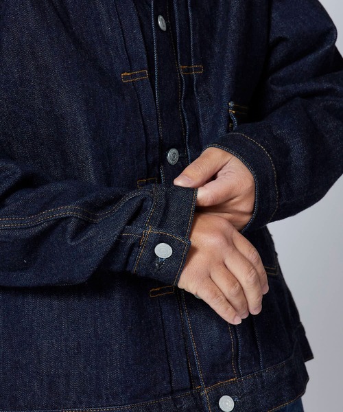 Ordinary fits(オーディナリーフィッツ)の「Ordinary fits/オーディナリーフィッツ DENIM JACKET 1ST TYPE ワンウォッシュ コットンデニムジャケット(デニムジャケット・メンズ・インディゴブルー・38/40/42)」の3枚目の写真
