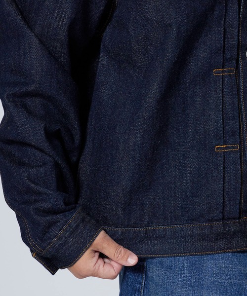 Ordinary fits(オーディナリーフィッツ)の「Ordinary fits/オーディナリーフィッツ DENIM JACKET 1ST TYPE ワンウォッシュ コットンデニムジャケット(デニムジャケット・メンズ・インディゴブルー・38/40/42)」の4枚目の写真