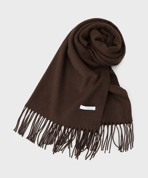 THE SHOP TK （ザ ショップ ティーケー ）の「basic loose muffler ／ ベーシックルーズマフラー（マフラー・メンズ・ダークオリーブ/ブラウン系その他/チャコールグレー/ブルー系その他/レンガ・00）」の3枚目の写真