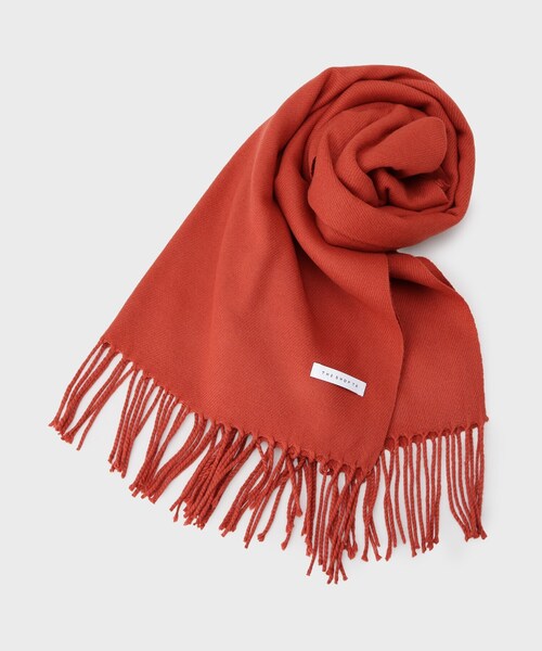 THE SHOP TK （ザ ショップ ティーケー ）の「basic loose muffler ／ ベーシックルーズマフラー（マフラー・メンズ・ダークオリーブ/ブラウン系その他/チャコールグレー/ブルー系その他/レンガ・00）」の6枚目の写真