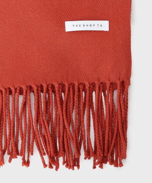 THE SHOP TK （ザ ショップ ティーケー ）の「basic loose muffler ／ ベーシックルーズマフラー（マフラー・メンズ・ダークオリーブ/ブラウン系その他/チャコールグレー/ブルー系その他/レンガ・00）」の8枚目の写真