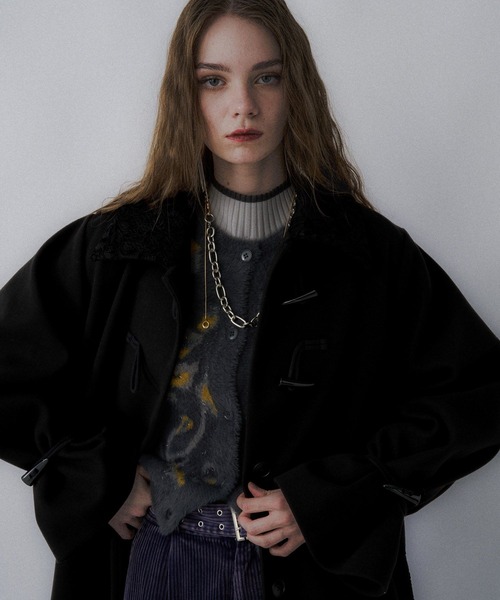 【11/15まで専用★】【美品】HARE 黒 ミディアムコート HARE」 コート MEDIUM ブラック MEN