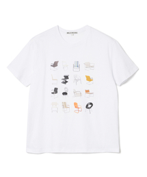 Millo Archive（ミロ アーカイブ）の「Line Chair T-Shirt [White]（Tシャツ/カットソー・メンズ）」