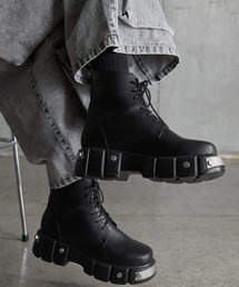SERACE | 【SERACE】Metal parts design high sole lace up boots / メタルパーツデザインハイソールレースアップブーツ(ブーツ)