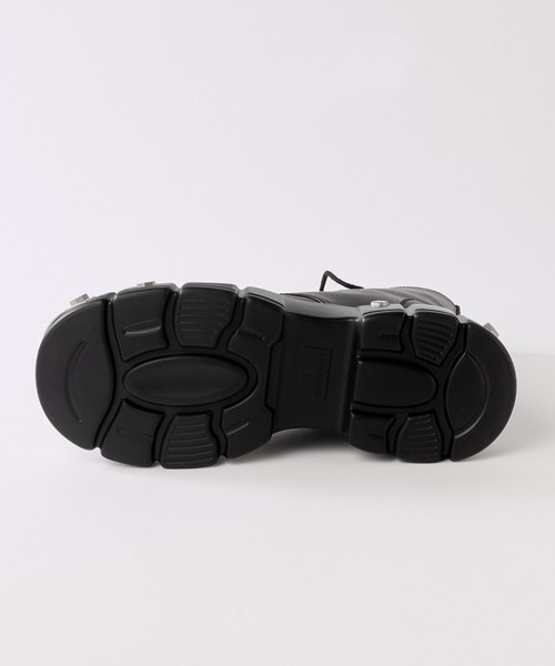 SERACE（セラス）の「【SERACE】Metal parts design high sole lace up boots / メタルパーツデザインハイソールレースアップブーツ（ブーツ・メンズ・ブラック・S/M/L）」の10枚目の写真