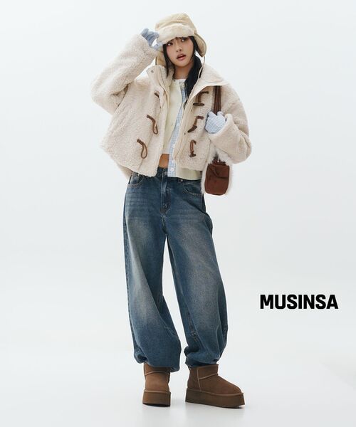 MILLO WOMEN（ミロウーマン）の「ヴィンテージワイドデニムパンツ [ウォッシュドブルー]（デニムパンツ・レディース・その他・SMALL/MEDIUM）」の8枚目の写真