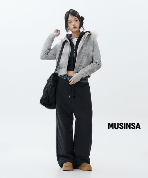 MILLO WOMEN（ミロウーマン）の「ヴィンテージワイドデニムパンツ [ウォッシュドブルー]（デニムパンツ・レディース・その他・SMALL/MEDIUM）」の9枚目の写真