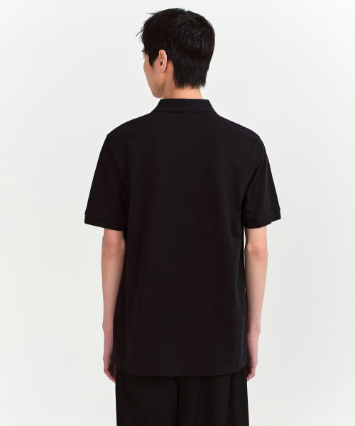 MUSINSA STANDARD（ムシンサスタンダード）の「ベーシックピケポロシャツ[ブラック]（ポロシャツ・メンズ・その他・SMALL/MEDIUM/LARGE/X-LARGE/XX-LARGE/XXX-LARGE）」の4枚目の写真