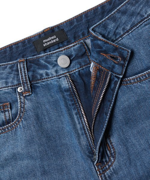 MUSINSA STANDARD WOMAN（ムシンサスタンダードウーマン）の「ウィメンズライトウェイトルーズストレートデニムパンツ[ミディアムインディゴ]（デニムパンツ・レディース・その他・30/24/25/26/27/28/29）」の3枚目の写真