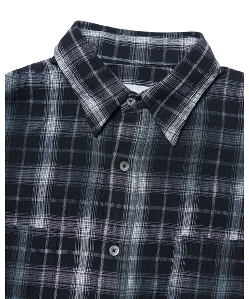 NOMANUAL（NOMANUAL）の「O.D CHECK SHIRT - BLACK（シャツ/ブラウス・レディース・その他・X-LARGE/MEDIUM/LARGE）」の22枚目の写真