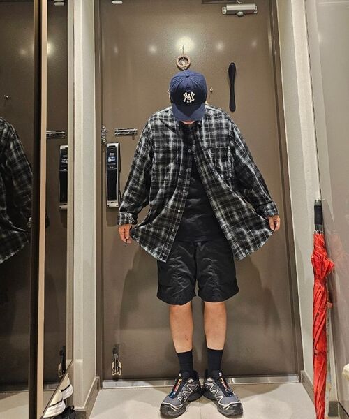 NOMANUAL（NOMANUAL）の「O.D CHECK SHIRT - BLACK（シャツ/ブラウス・レディース・その他・X-LARGE/MEDIUM/LARGE）」の14枚目の写真