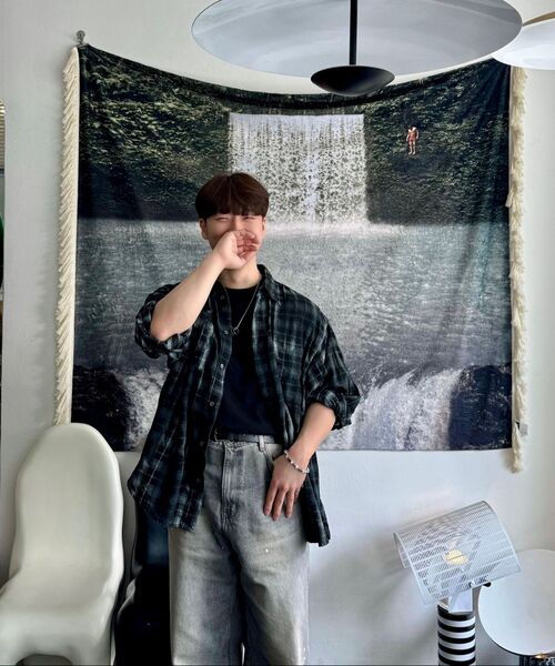 NOMANUAL（NOMANUAL）の「O.D CHECK SHIRT - BLACK（シャツ/ブラウス・レディース・その他・X-LARGE/MEDIUM/LARGE）」の17枚目の写真