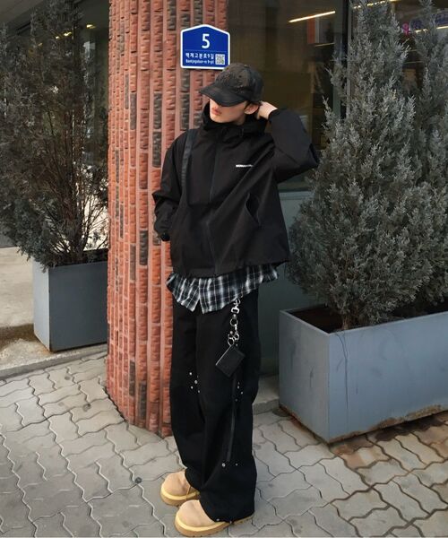 NOMANUAL（NOMANUAL）の「O.D CHECK SHIRT - BLACK（シャツ/ブラウス・レディース・その他・X-LARGE/MEDIUM/LARGE）」の10枚目の写真