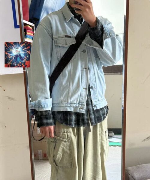 NOMANUAL（NOMANUAL）の「O.D CHECK SHIRT - BLACK（シャツ/ブラウス・レディース・その他・X-LARGE/MEDIUM/LARGE）」の5枚目の写真