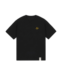 GRAVER（グレーバー）の「[UNISEX] SMALL DRAWING SMILE WHITE CLIP SHORT SLEEVE T-SHIRT BLACK（Tシャツ/カットソー）」