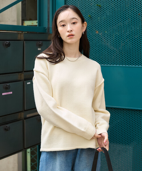 FREAK'S STORE(フリークスストア)の「【セットアイテム】ケーブル ビスチェ ニットセット(ニット/セーター・レディース・レッド/ネイビー/オフホワイト・フリ-)」の8枚目の写真