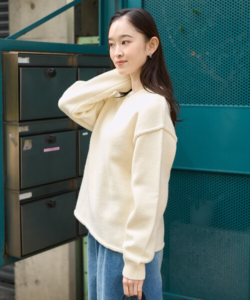 FREAK'S STORE(フリークスストア)の「【セットアイテム】ケーブル ビスチェ ニットセット(ニット/セーター・レディース・レッド/ネイビー/オフホワイト・フリ-)」の11枚目の写真