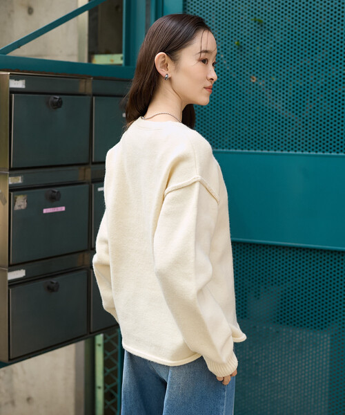 FREAK'S STORE(フリークスストア)の「【セットアイテム】ケーブル ビスチェ ニットセット(ニット/セーター・レディース・レッド/ネイビー/オフホワイト・フリ-)」の13枚目の写真