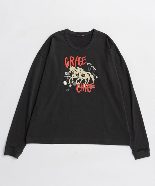 Horse Long T-shirt/ホースロンTEE（Tシャツ/カットソー）｜MAISON