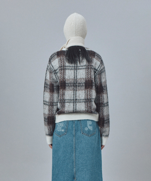 Rest&Recreation（レストアンドレクリエーション）の「HAIRY SCARF BEANIE - IVORY（ニットキャップ/ビーニー・レディース・その他・ONE）」の4枚目の写真