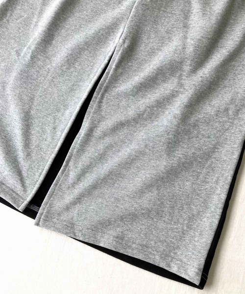 Q(キュー)の「裏毛バイカラー切替スカート(スカート・レディース・ライトグレー/アイボリー・MEDIUM)」の14枚目の写真