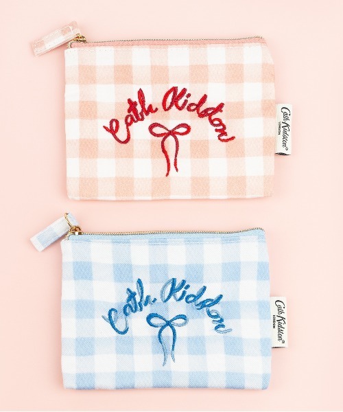 Cath Kidston(キャスキッドソン)の「ティッシュポーチ(ポーチ・レディース・ピンク/サックスブルー/アイボリー・FREE)」の3枚目の写真